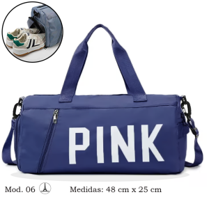 Mod 06 : azul Bolso Pink sencillo.